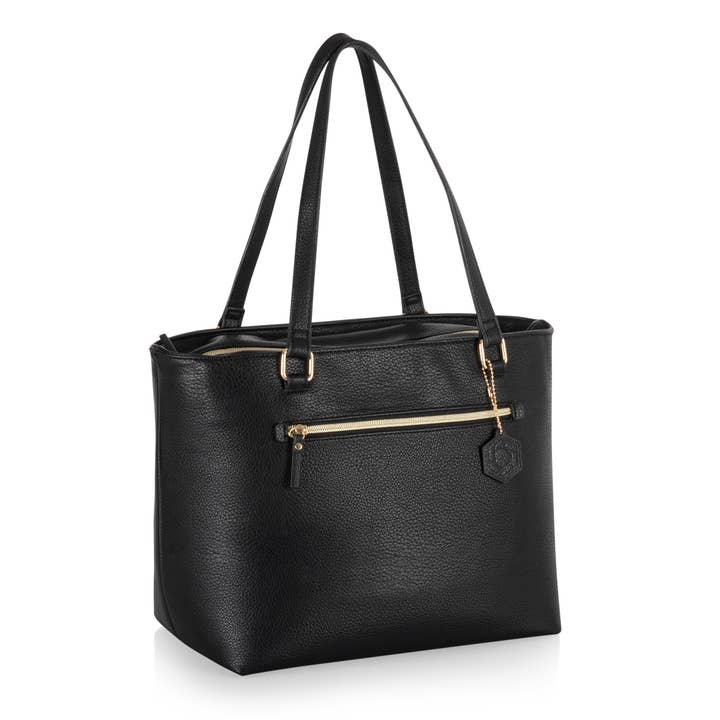 Black Uptown Cooler Tote Bag, (Black) for wholesale on Faire7