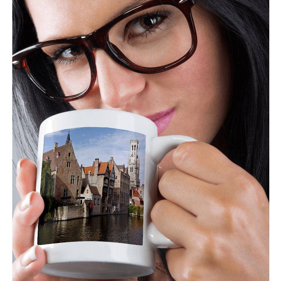 3dRose - Wholesale Coffee Mug - 3dRose, Belgium, Bruges, Rozenhoedkaai view of canals - EU04 KWI0011 - Kymri Wilt, Mug9