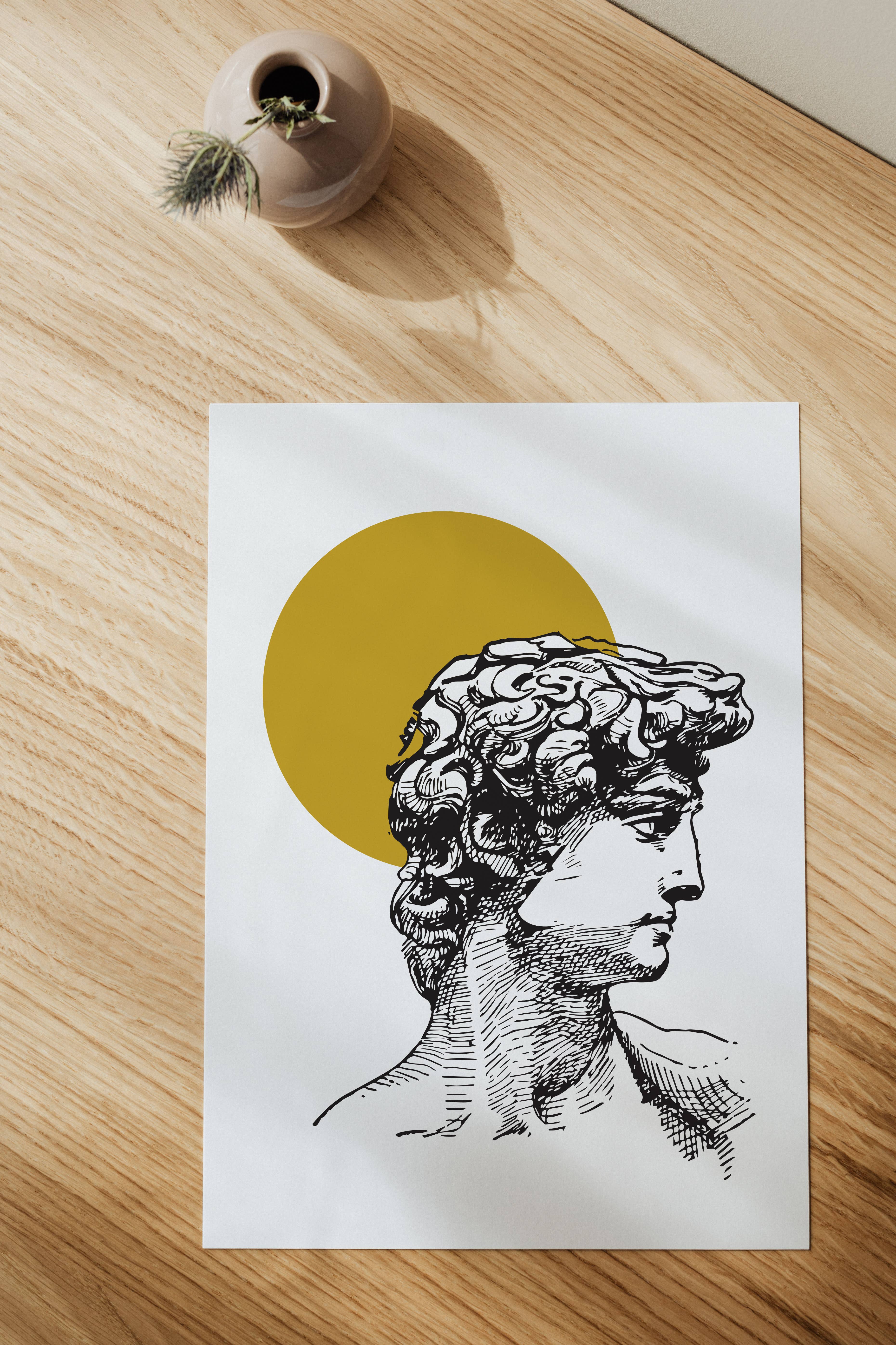 Lumina – Großhandel Kunstdruck – Michelangelo David Sculpture Kunstdruck1