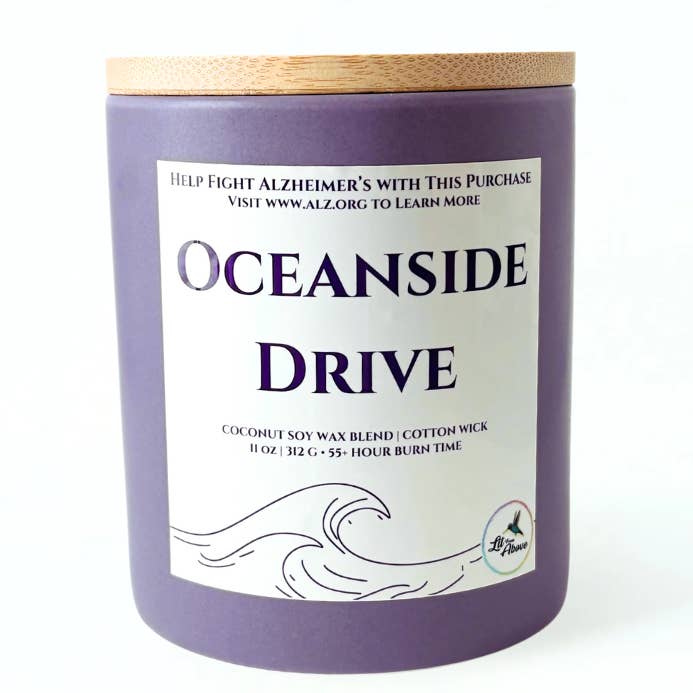 Lit From Above - Wholesale Jar/Filled Candle - Oceanside Drive • 11 oz