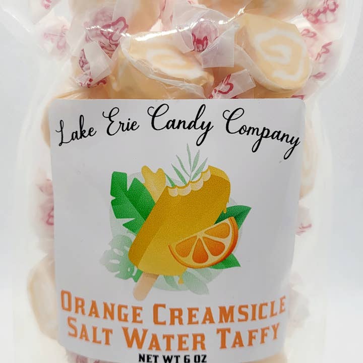 Lake Erie Candy Company - Wholesale Taffy - Orange Creamsicle Salt Water Taffy