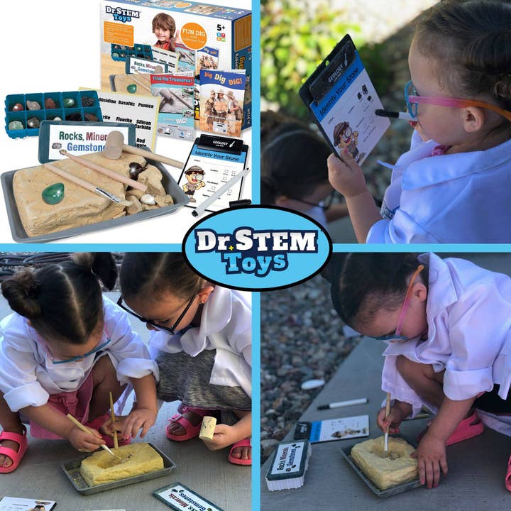 Thin Air Brands - Wholesale Toy Set - Kids - Discovery Rock & Gem Dig set