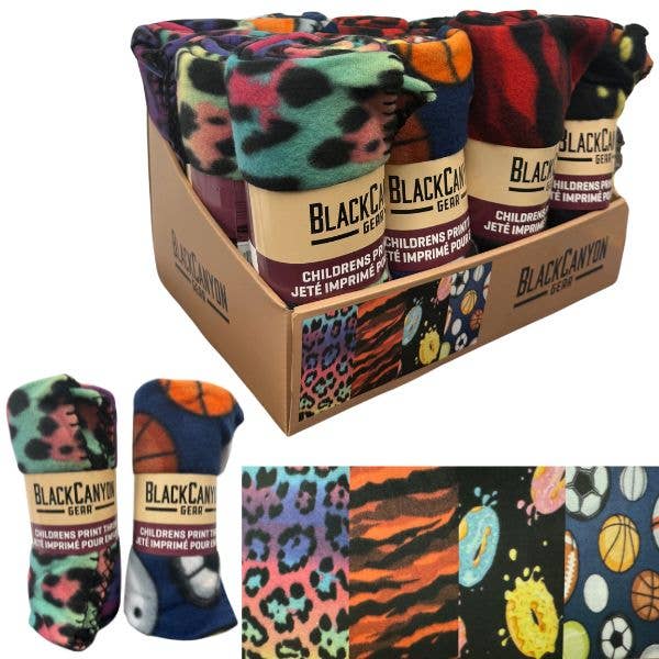 Black Canyon Home -CTR - 40"x50" Fleece Blankets - Designs for wholesale by St. Louis Wholesale LLC