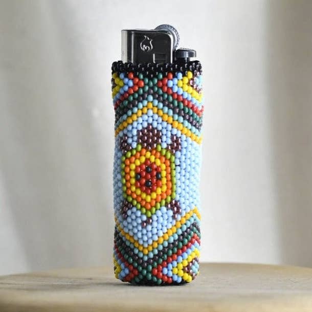 Ninja - Custodia per accendino con perline native ispirata alla tartaruga per la vendita all'ingrosso da parte di Mother Sierra