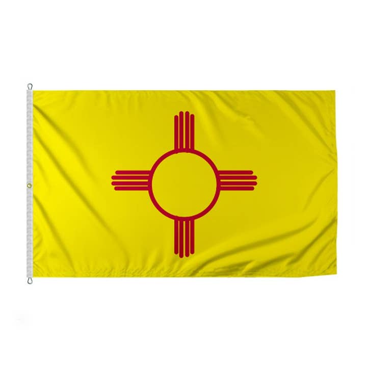 AGAS New Mexico State Flag 8x12 ft - Trykt 200D Nylon for engroshandel hos AGAS MFG INC