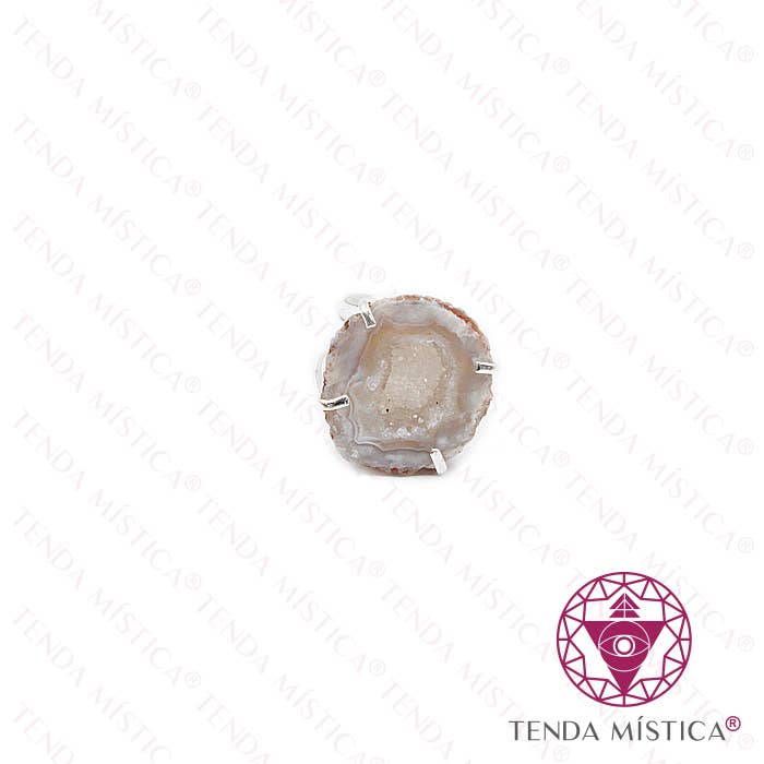Tenda Mística - Vendita all'ingrosso Pietra/cristallo spirituale - Anello Geodo Agata0