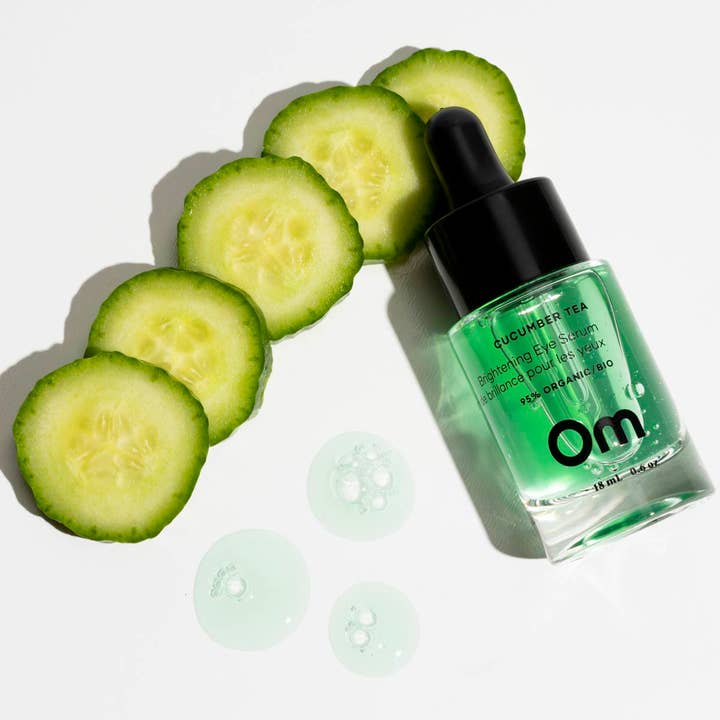 Om Organics Skincare - Wholesale Eye Serum - Cucumber Tea Brightening Eye Serum