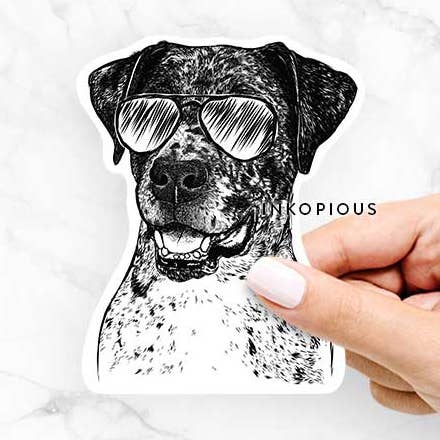 Autocollant Argos the Catahoula pour la vente par Inkopious