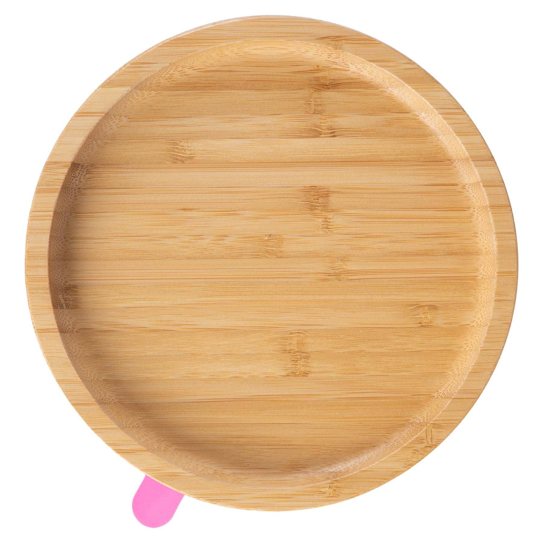 Rinkit Ltd – Engroshandel Middagstallerken – Børn og baby – Lille spisestue børn bambus suge rund plade3