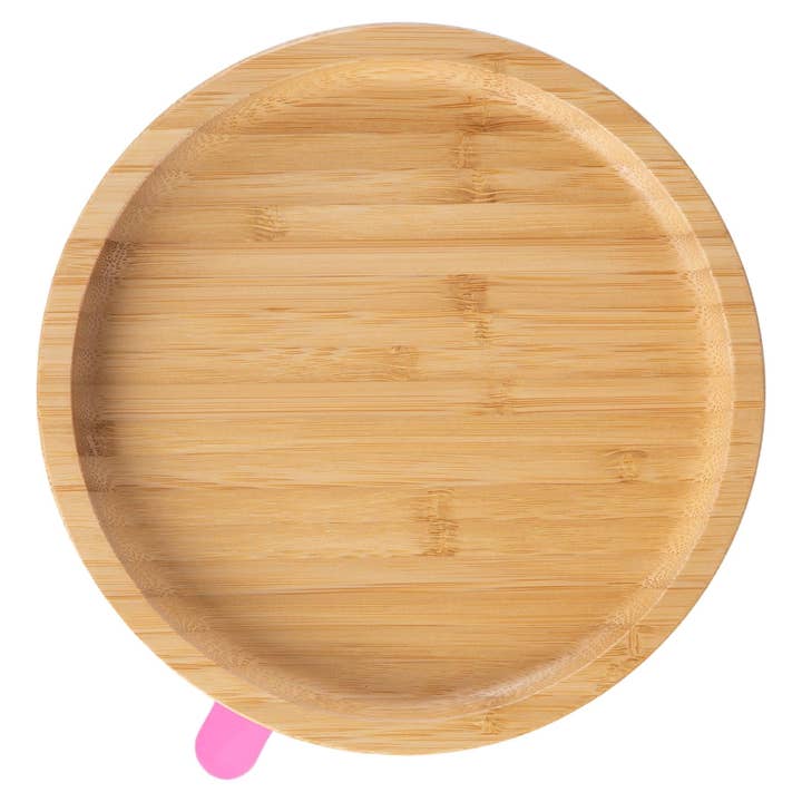 Rinkit Ltd – Engroshandel Middagstallerken – Børn og baby – Lille spisestue børn bambus suge rund plade3