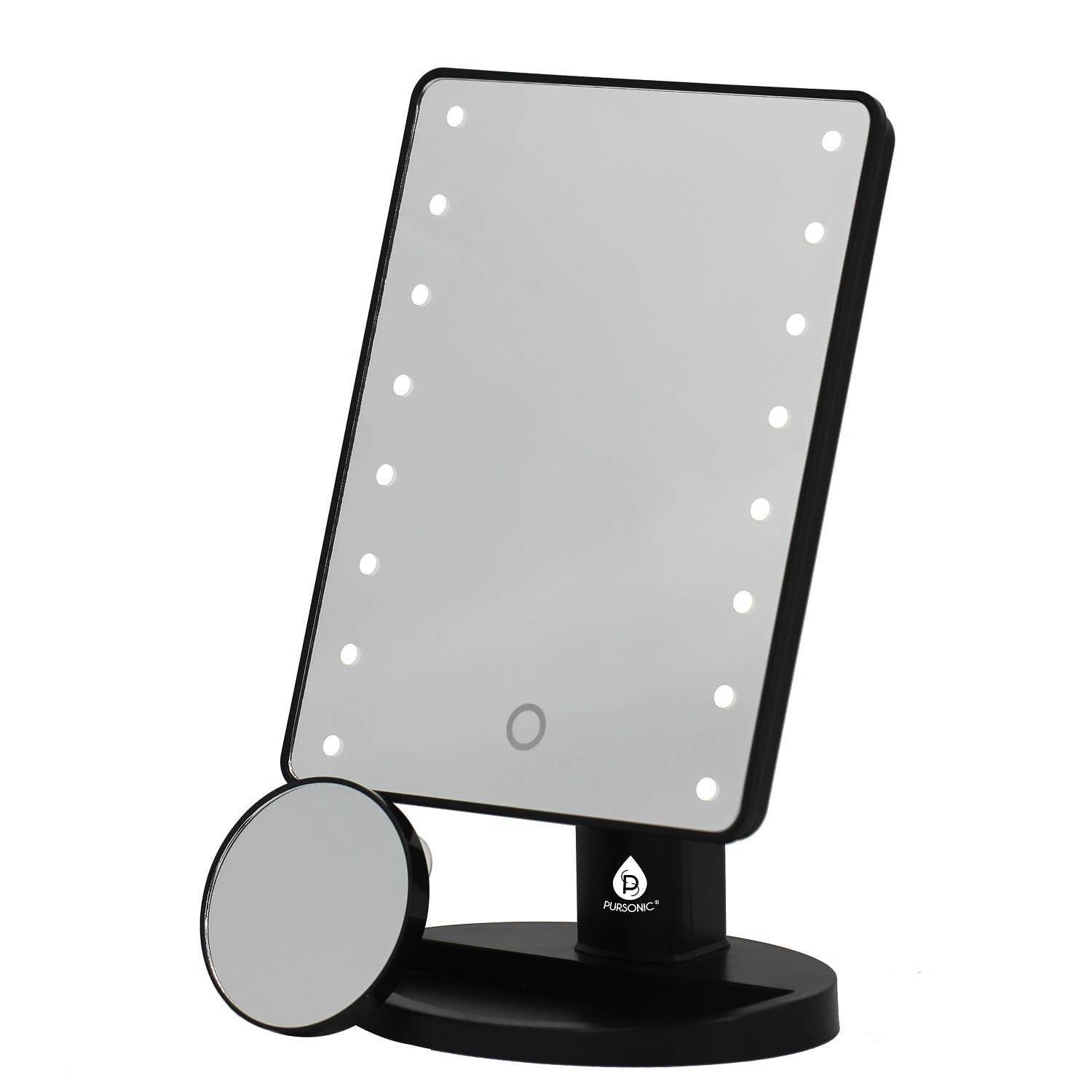 Pursonic - Wholesale Vanity Mirror - Led Vanity Mirror W/5x Detachable Mirror TM16BK2
