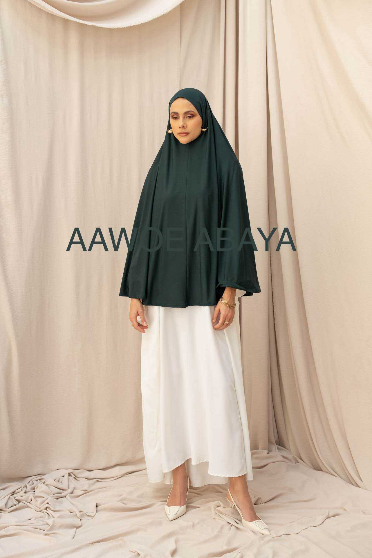 Aawoe Abaya - Wholesale Hijab - Dames - Elegante khimar met lange mouwen - 2418-KH58