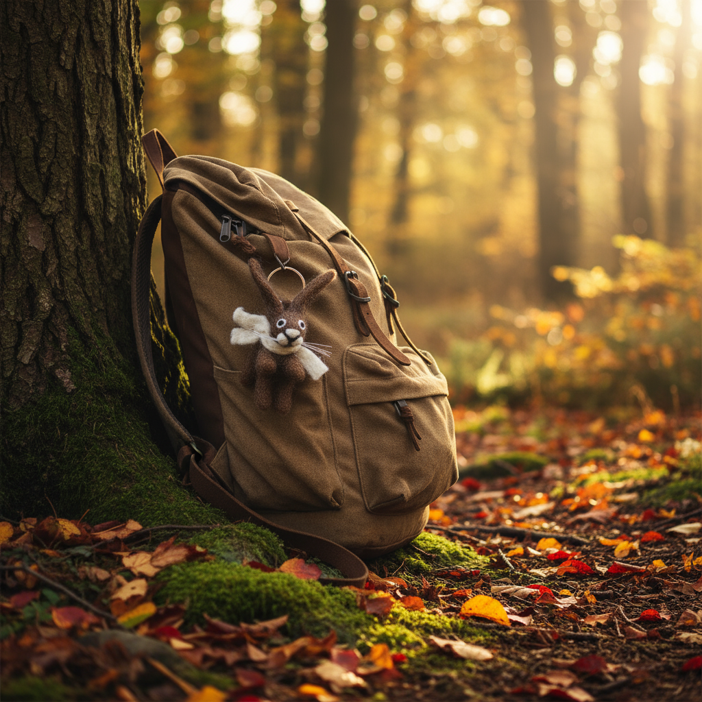 Felt So Good – wholesale Keychain – Unisex – Handmade Felt Fair trade Herbie Hare Keyring7