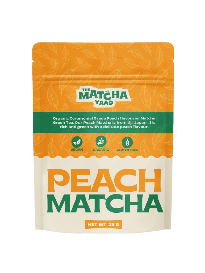 Peach Matcha for wholesale by The Matcha Yaad
