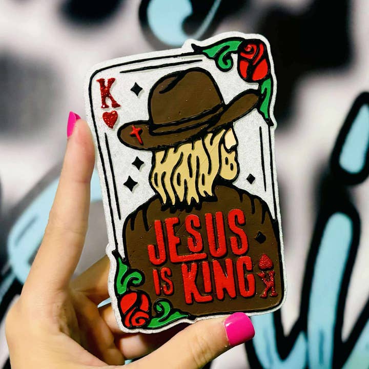 Jesus is king Car Freshie for wholesale by Rowdy Girl Freshies