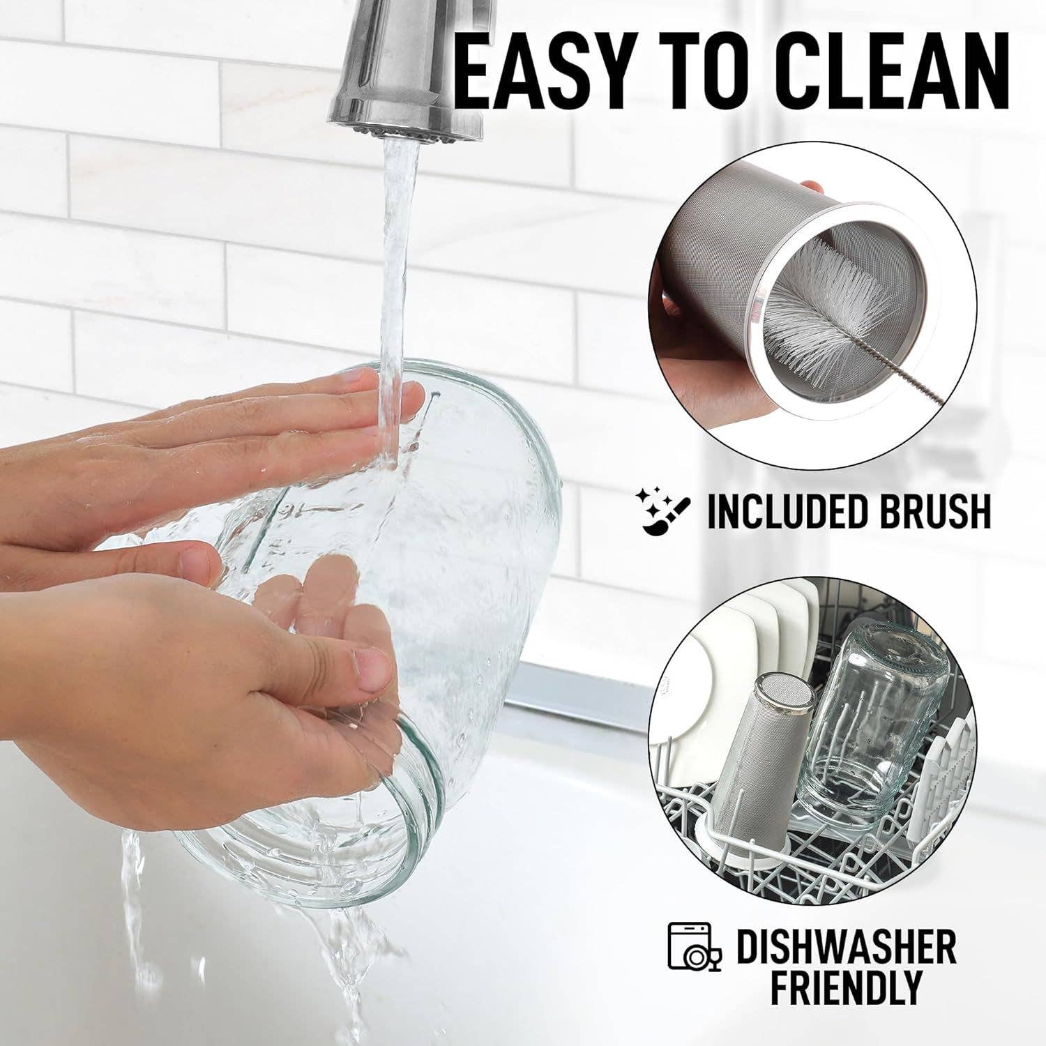 Zulay Kitchen – wholesale Coffee machine – Premium Cold Brew Coffee Maker - 64oz Mason Jar Pitcher6