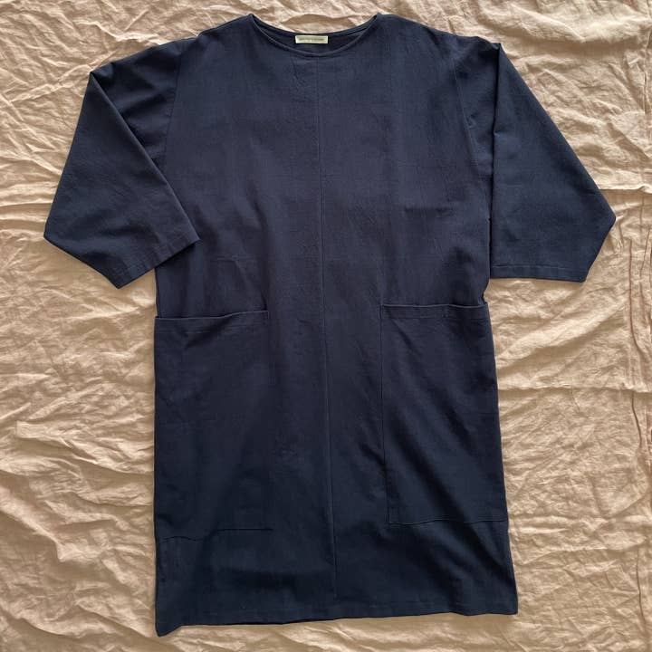 Vestido Colgate Azul Marinho por atacado de April Meets October