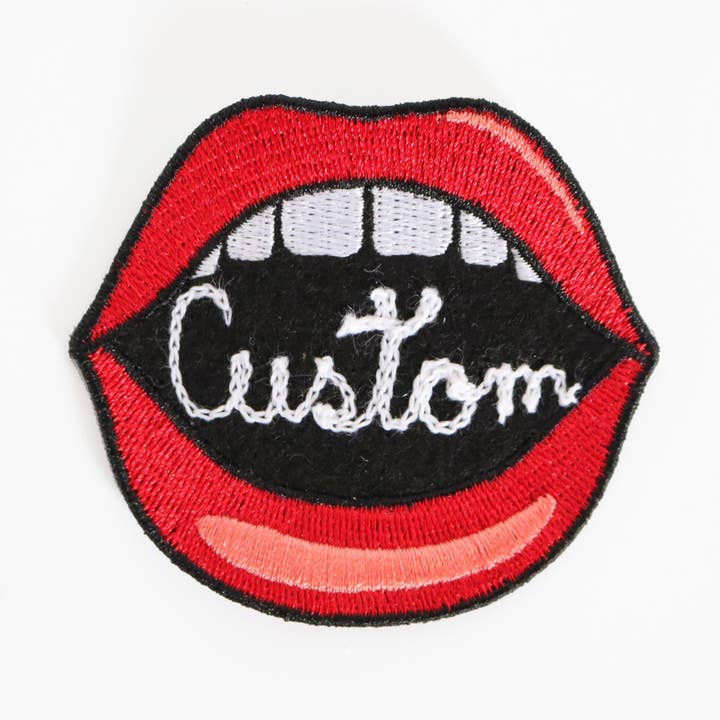 Custom Mouth Patch for wholesale by Daily Disco