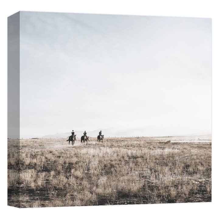 The Long Travel Awaits 22'' x 22'' Canvas Wall Art for wholesale by PTM Images