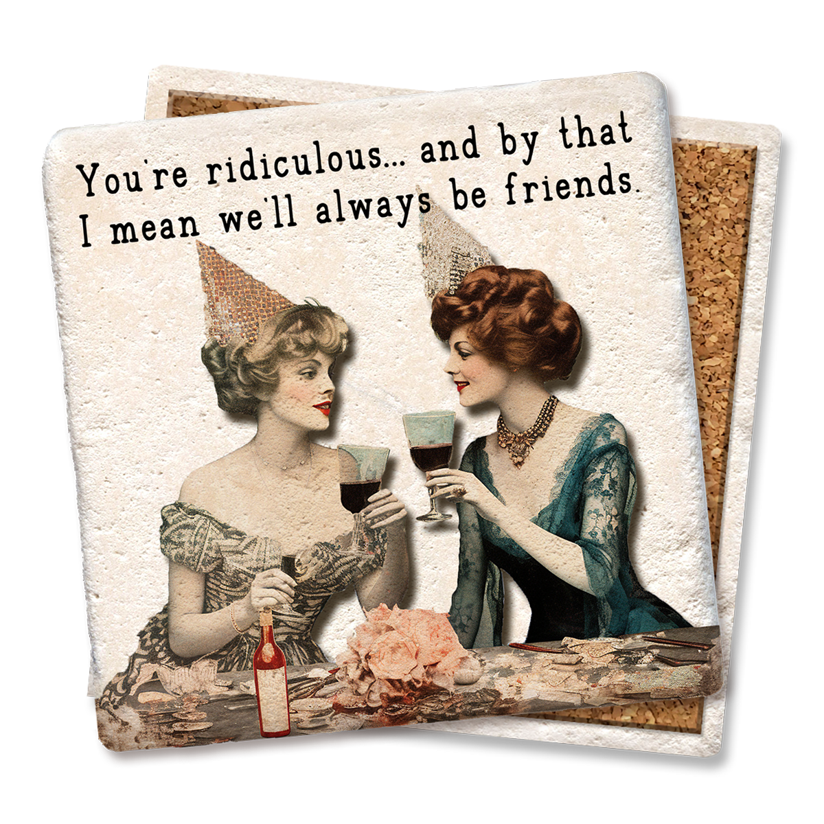 Tipsy Coasters & Gifts – Großhandel Untersetzer – Coaster Du bist lächerlich2