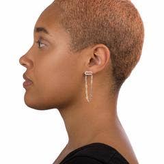 Limbo Jewelry - Wholesale Dangle Earrings - Link Dual Vert Earrings16