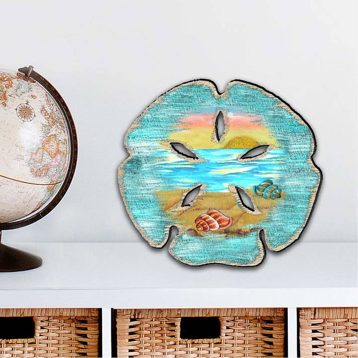 Grande décoration d'extérieur Sand Dollar Coastal G. DeBre pour la vente par Designocracy