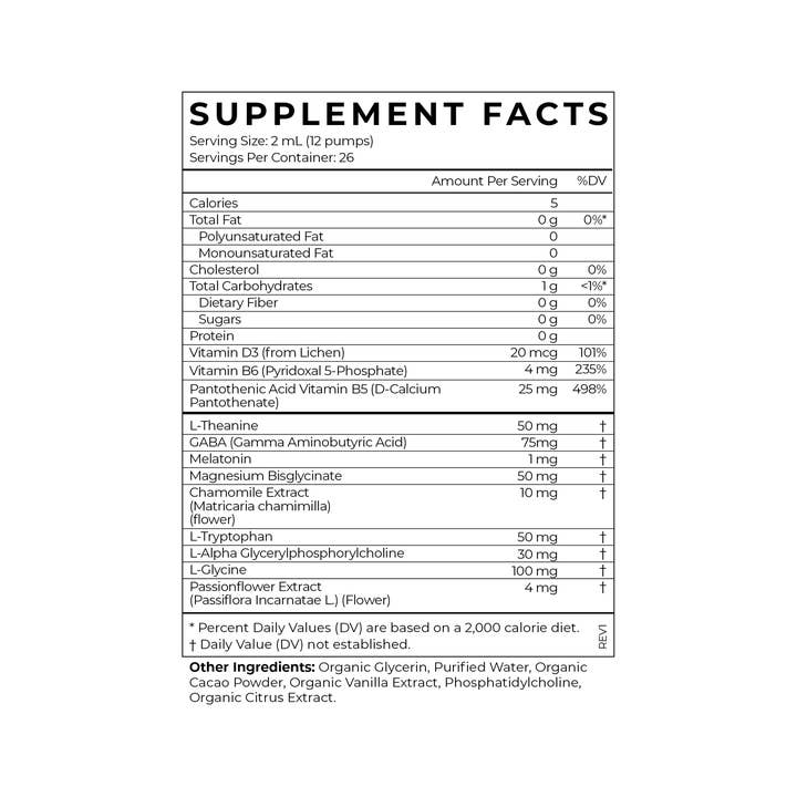 Cymbiotika - Wholesale Oral Supplement/Vitamin - Liposomal Sleep4