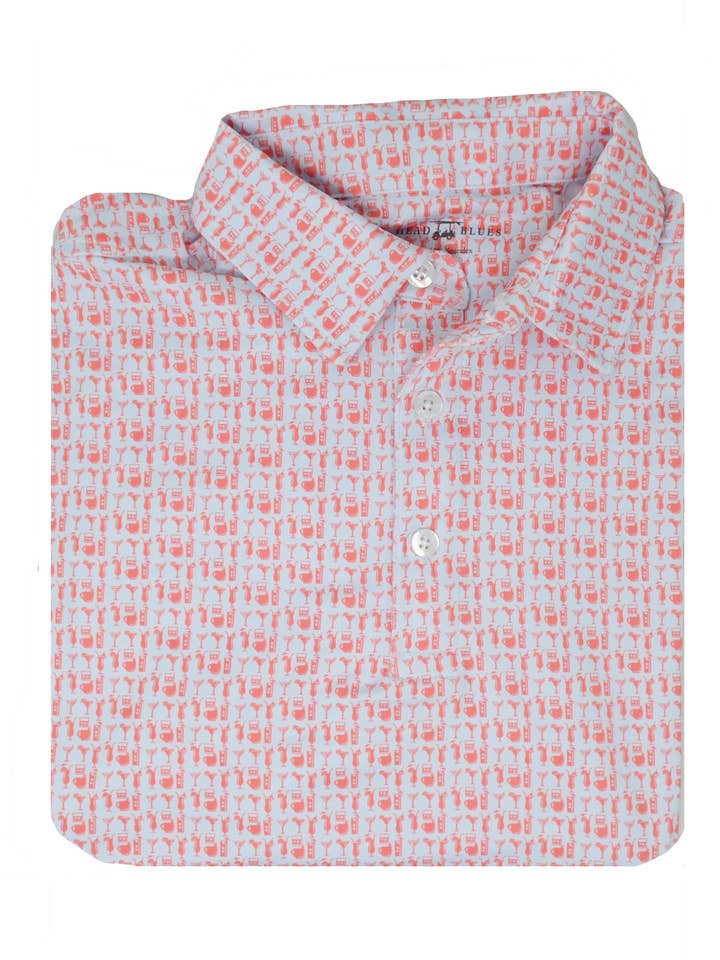 Polo Albatross - Verre de mer avec motif cocktail intégral pour la vente par Bald Head Blues