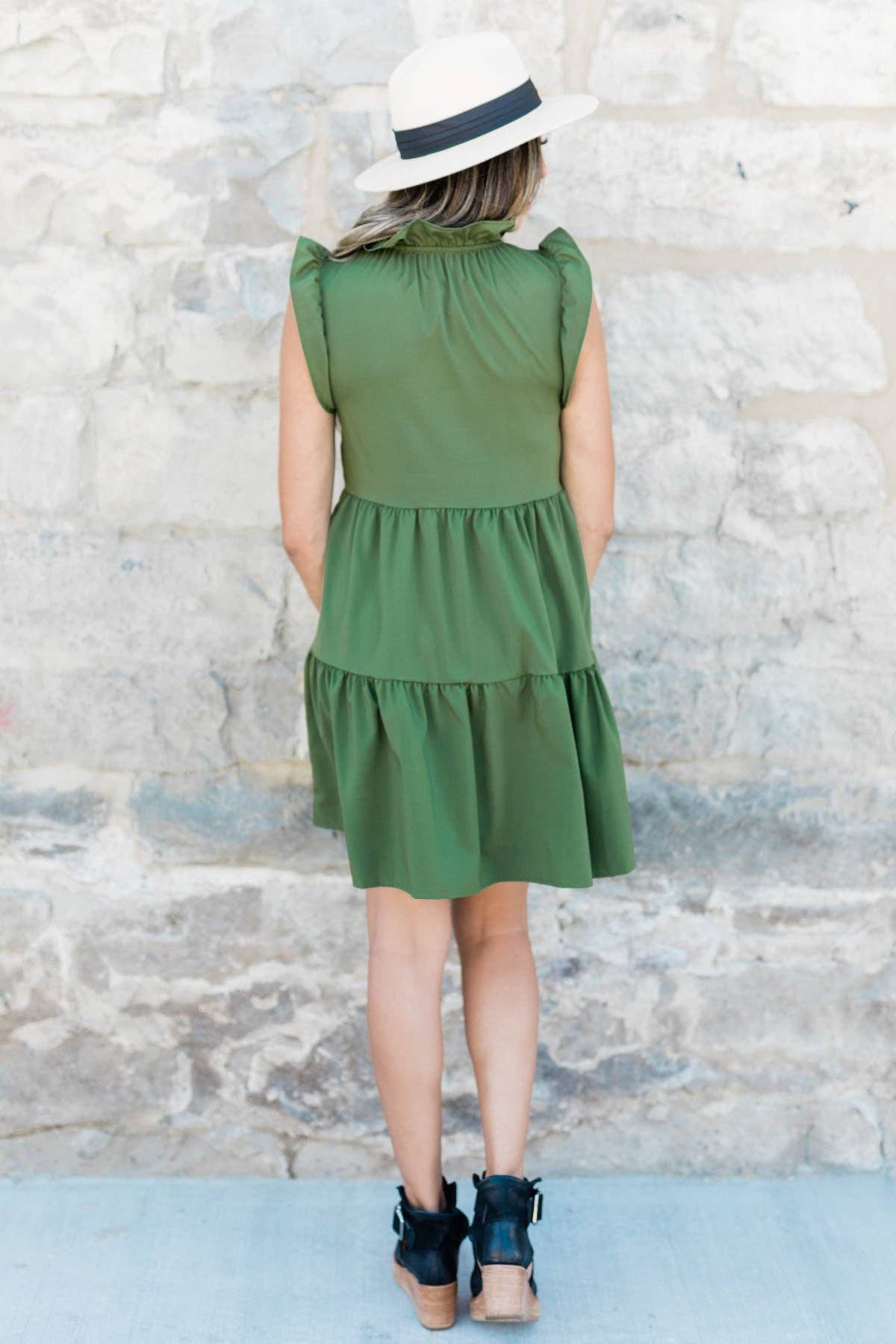 Hipster Row - Wholesale Dress - Women's - Mattie Ruffled Babydoll Dress10