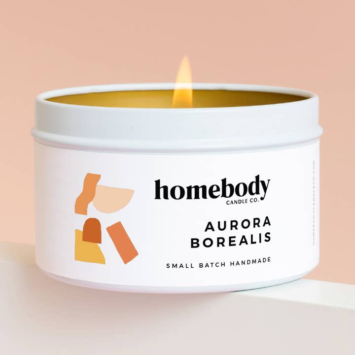 Homebody Candle Co. - Wholesale Travel Candles - Aurora Borealis • candle tin0