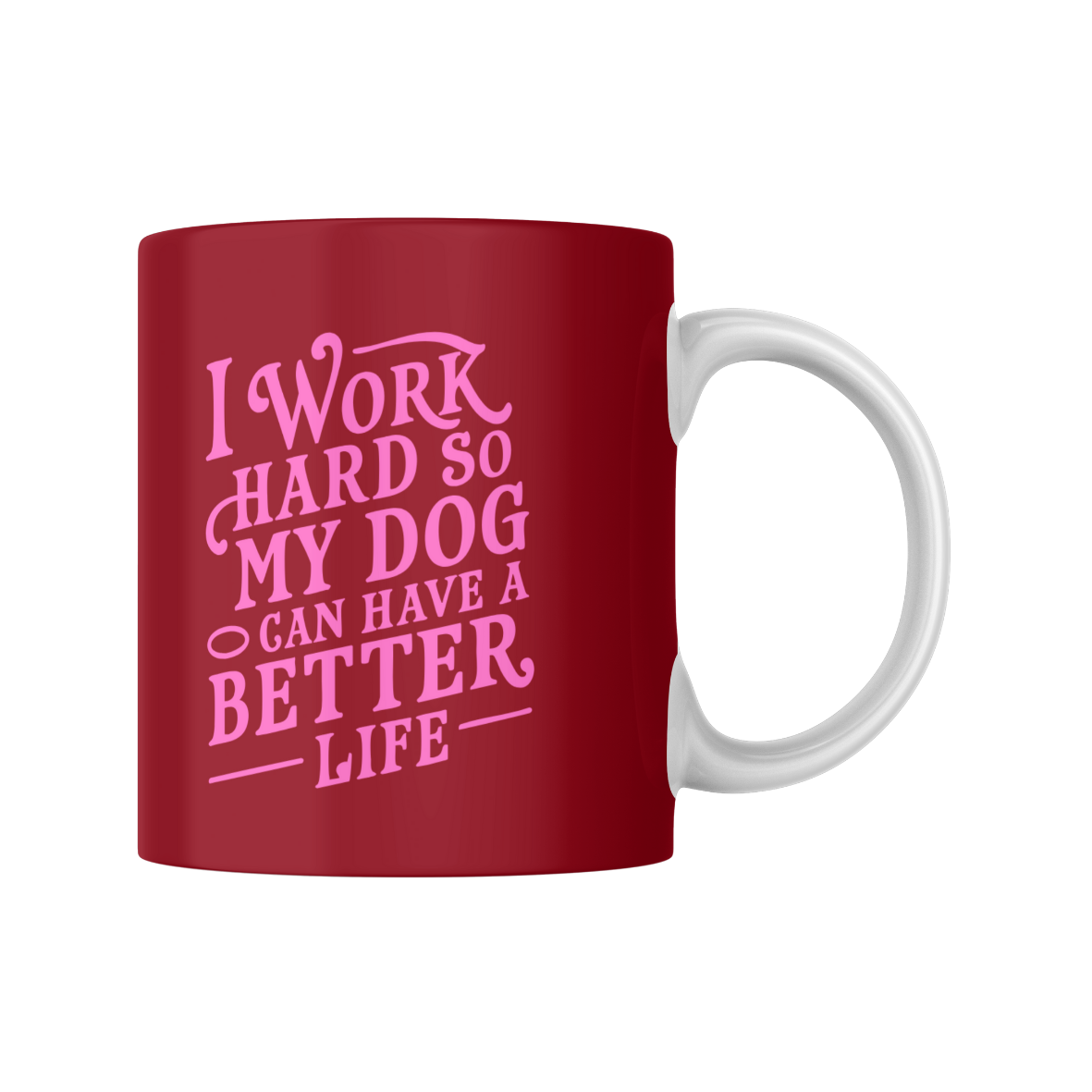 Molly's World - Wholesale Coffee Mug - Mug I work hard1