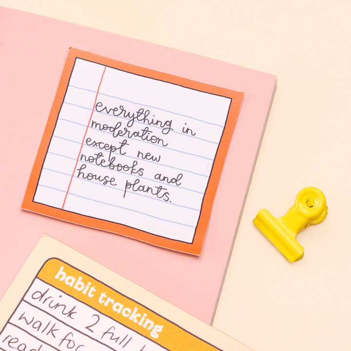 Vinyl Sticker - New notebooks & house plants for wholesale by Oh, Laura