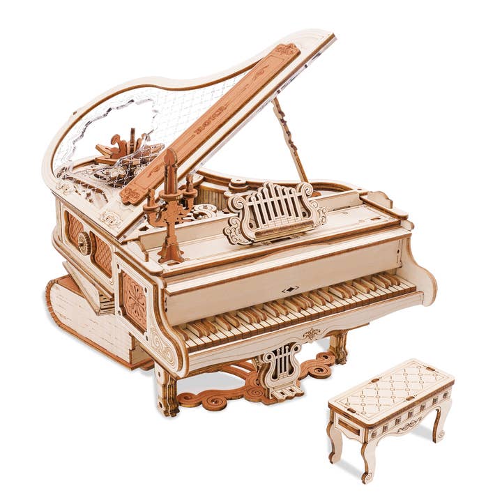 Robotime - Wholesale DIY Craft Kit - AMK81 Robotime ROKR Mechanical Gear Music Box Magic Piano