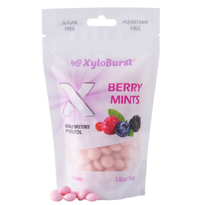 XyloBurst Sugar Free Berry Mint 275 ct. Bag for wholesale by Focus Nutrition