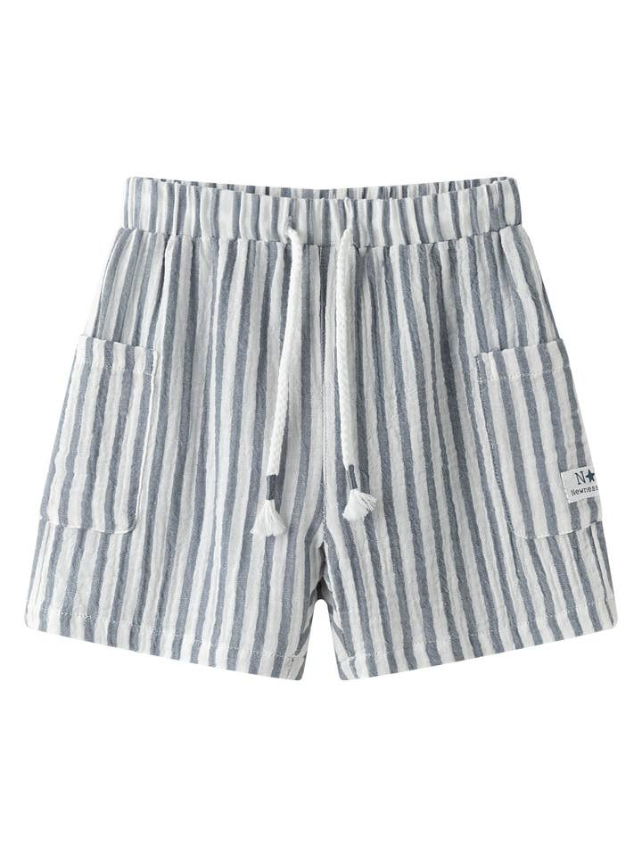 Boys shorts 3-9Y bambula navy stripes JBV96227
for wholesale by Newness Kids