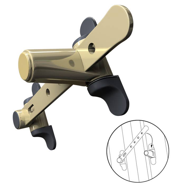 Airlock messing knoop blisterverpakking van 1 stuk voor wholesale door Idea Casa