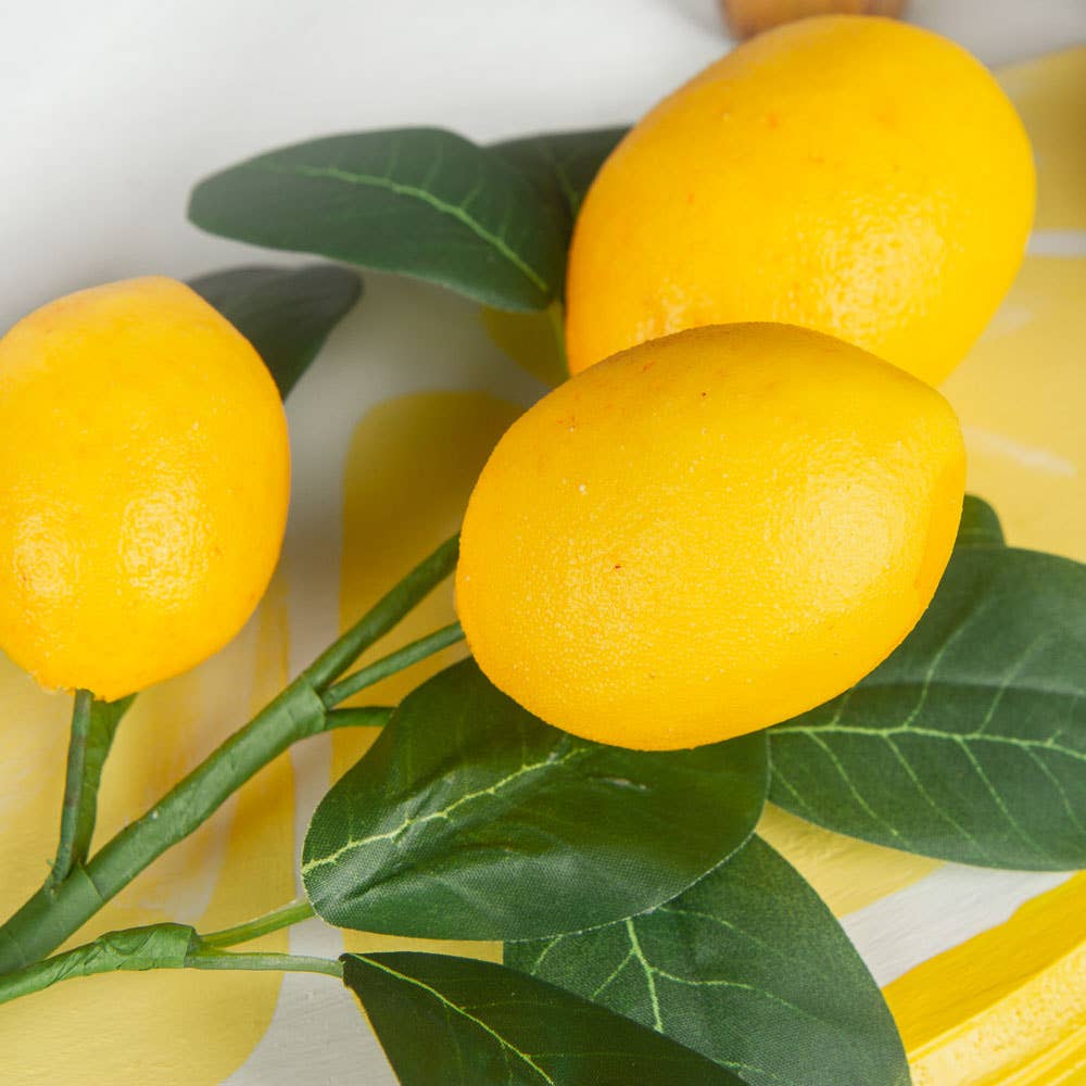 Factory Direct Craft – wholesale Artificial plant – Faux Lemons Spray 4