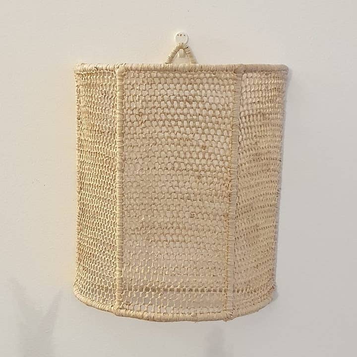 Bøhmisk flettet raffia væglampe - Vægdekoration for engroshandel hos libitiishop