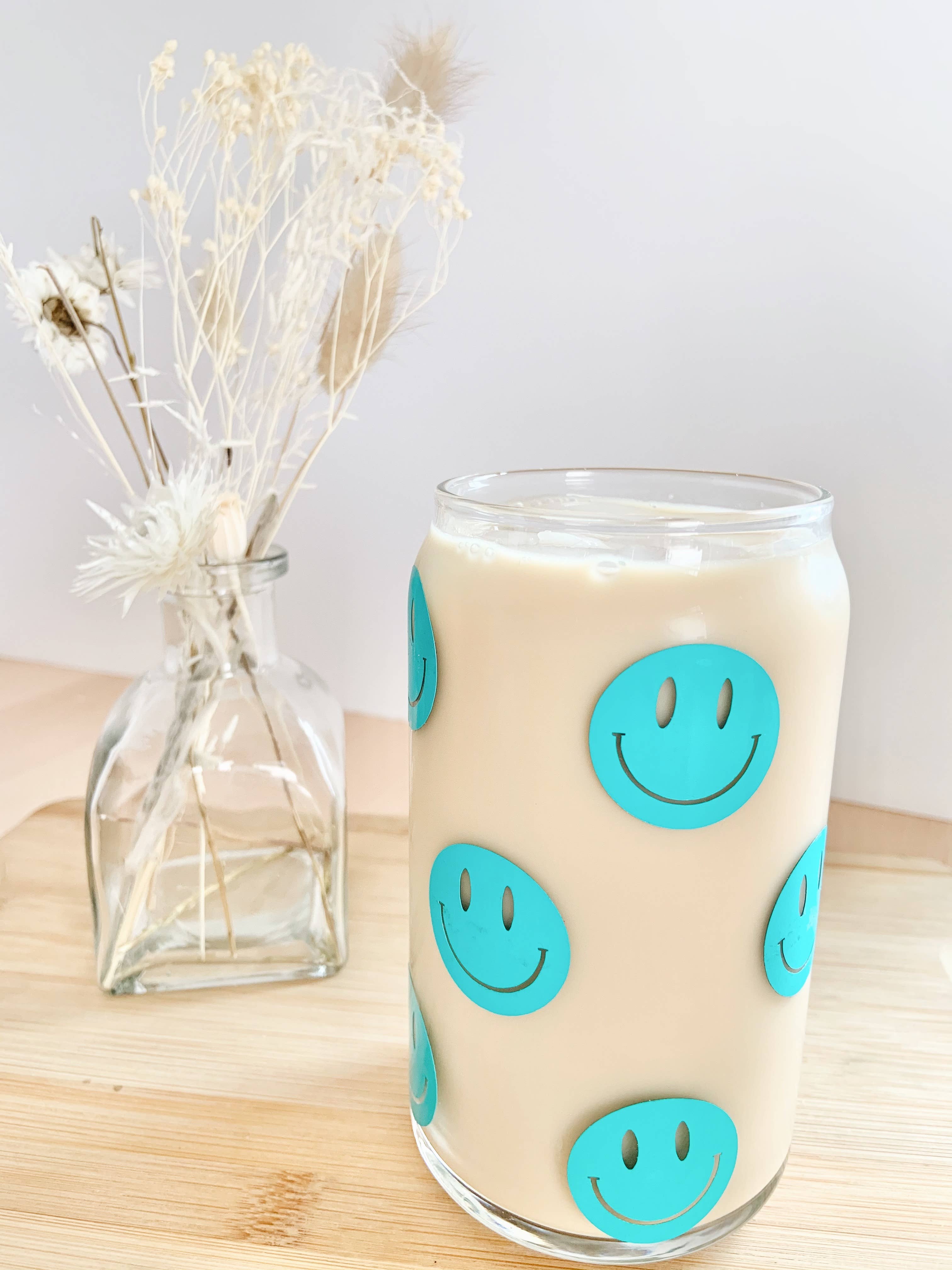 1st Allie - Wholesale Drinkglas/beker - Smiley Face 16 Ounce glazen beker1