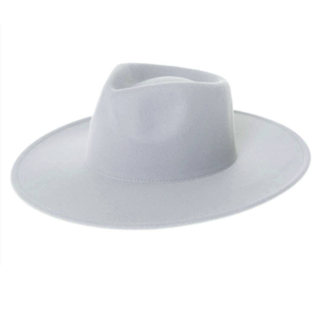 AdornWise – wholesale Fedora - Unisex – Vegan Felt Rancher Fedora Hat with Wide Brim6