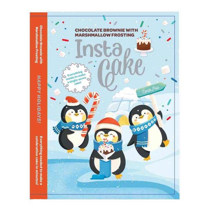 *Gluten Free Cake Card Brownie w/ Marshmallow Frosting for wholesale by InstaCake Cards