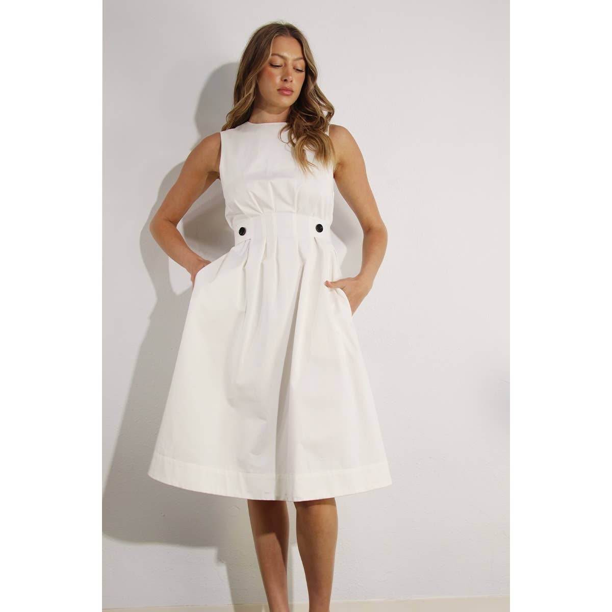 Mulla - Vente Robe – femme - ROBE PLISSÉE EN COTON33