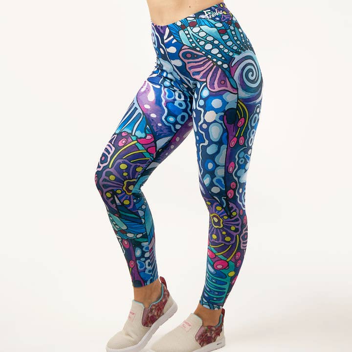 Enchanted Grayling Signature Leggings for wholesale by FisheWear