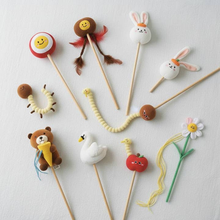 Interactive Catnip Teaser Wand Toy for wholesale by kapeit