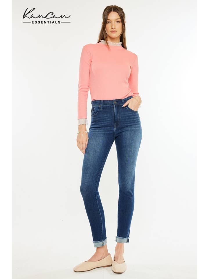 DARK OPEN PACK CIGARETTE FIT JEANS-KC20000D for wholesale on Faire