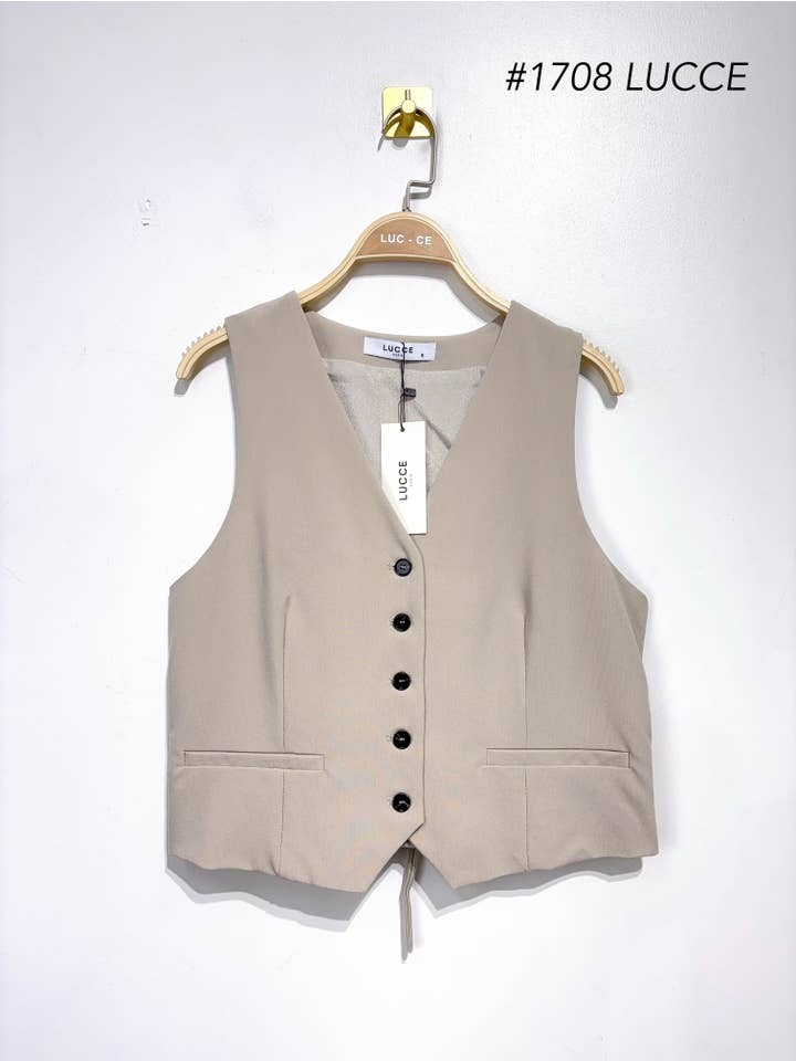 LUCCE - Wholesale Suit Vest - Women's - Tailored Vest - 17084