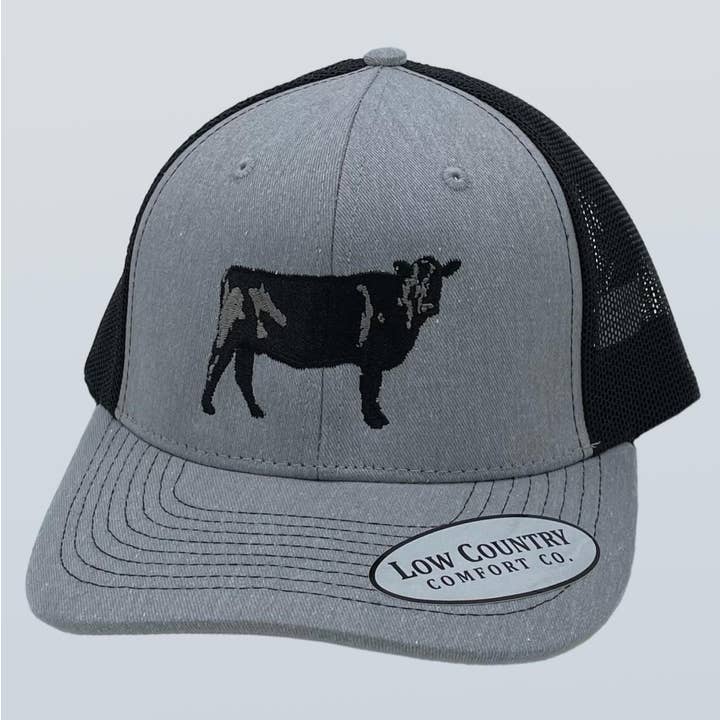 Cow Hat Heather/Black for wholesale by Riverbed Threads