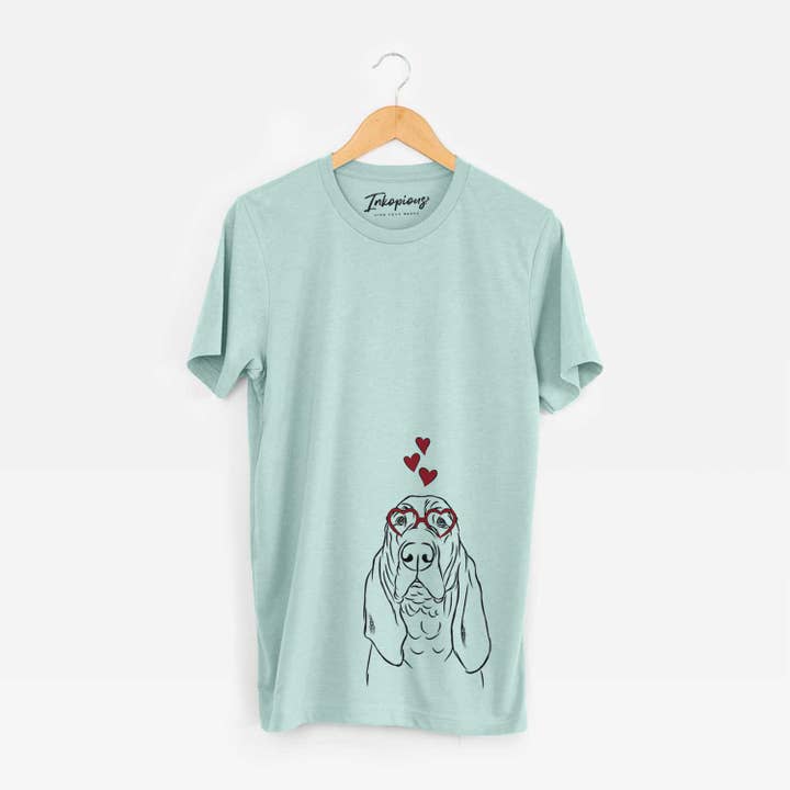 Baron the Bloodhound - Pull à col rond unisexe Bella Canvas pour la vente par Inkopious