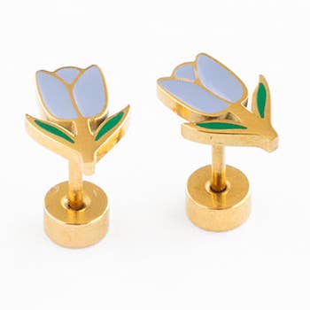 Pip Pop Post - Wholesale Stud/Post Earrings - Tulip0
