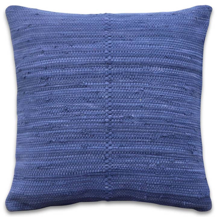 chindi pillow cover in marine for wholesale by PILLOWPIA